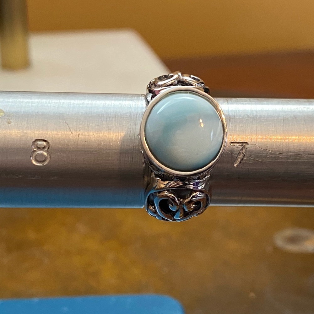 NWOT LARIMAR STERLING RING - Picture 5 of 13